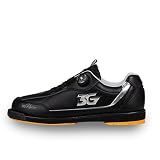 3G Dial Racer Black/Chrome Right Handed Bowling Shoes (Black/Chrome, US Footwear Size System, Adult, Men, Numeric, Medium, 9.5)