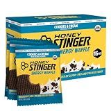 Honey Stinger Organic Gluten Free Cookies & Cream Waffle, Energy Stroopwafel for Exercise, Endurance and Performance, Sports Nutrition for Home & Gym, Pre & During Workout, 16.96 Ounces (Pack of 16)