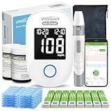 VivaGuard Blood Glucose Monitor Kit with 100 glucometer Strips 100 Lancets