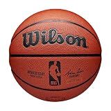 WILSON NBA Authentic Indoor/Outdoor Basketball - Brown, Size 7-29.5"