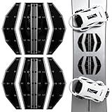 Mellbree Snowboard Stomp Pad, Pro-Grade TPU 3D Anti-Slip Grip for Ultimate Control Cold-Resistant Adhesive Clear Design Keeps Board Graphics Visible Enhanced Traction for Confident Snowboarding, Black