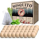 Mosquito Repellent 36 Balls – Mosquito Repellent Outdoor Patio & Indoor, Natural Mosquito Deterrent for Yard, Patio, Camping & Travel