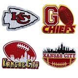 4PCS Rugby Fans Favorite Team Logo Iron On Patches Embroidery Applique for Clothes, Dress, Hat, Jeans, DIY Accessories