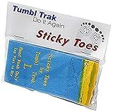 Tumbl Trak Sticky Toes Unisex Shoe Insert, Blue, for Ball of Foot Training