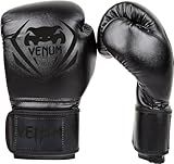 Venum Contender Boxing Gloves - Black/Black, 14 oz