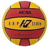 KAP K7 SEVEN KAP7 Size 5 HydroGrip Water Polo Ball (NCAA and NFHS Official), Yellow/Red