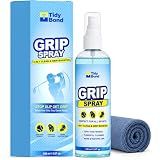 Tidybond 2-in-1 Grip Cleaner & Restorer, Multi-Sport Spray for Golf Club Grips, Basketball Shoes, Football Gloves, Volleyball, and Baseball, Renews Traction & Tackiness, Removes Dirt, Sweat & Oil
