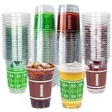 50 PCS 12oz Football Plastic Cups Football Party Decorations Disposable Drinking Cups for Sport Birthday Themed Party Supplies (Football)