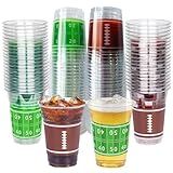 50 PCS 12oz Football Plastic Cups Football Party Decorations Disposable Drinking Cups for Sport Birthday Themed Party Supplies (Football)