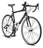 Schwinn Phocus 1400 Road Bike, 700c Bike for Men and Women, 14-Speed Drop Bar Road Bicycle, Lightweight Aluminum Frame, RigidFork, Caliper Brakes, Aerodynamic Riding Position, Bikes for Adults