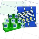 Pickleball Court Marking Kit | Pre-Measured, Pre-Cut, Ready-to-Apply Pickleball Court Tape Lines for Indoor, Outdoor, Waterproof, Easy Setup, No Residue, Temporary, Permanent, Floor Markers