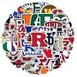 115 Pcs Sports Stickers Pack - Waterproof Decals for Phones, Water Bottles, Helmets & Skateboards | Self-Adhesive, Durable Stickers for Teens & Adults | Decorate Laptops, Cars, Bikes & More