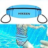Hikeen Swim Belt for Kids,Water Aerobics Equipment with Fixing Straps and Zipped Pocket,Pool Exercise Equipment for Pool Exercises and Workouts (Blue,Kid)