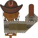 Big Crazy Baseball Sliding Mitt Fits for Adult Left Right Hand, Western Cowboy Design Softball Sliding Glove Mens Protecting Palm Wrist