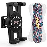 HHUXIUE Skate deck wall mount,360° rotatable skateboard wall mount,Floating Display Hanger Grab,suitable for any skateboarder. (1 set)