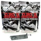 MetalTac Airsoft BBS .20g 10000 Rounds Match Grade BB Pellet, Plastic 0.20 gram 6mm for Airsoft Guns Ammo with Speed Loader