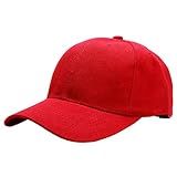 Falari Baseball Cap Adjustable Size for Running Workouts and Outdoor Activities All Seasons (1pc Red)
