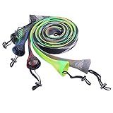 SF Fishing Casting Rod Socks Braided Mesh Rod Sleeve Cover Protector Pole Gloves Six Colors 6PCS Fit Casting Rod 6-1/2FT to 7-1/2FT