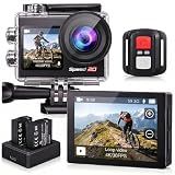 Hiicam 4K Action Camera 20MP Touch Screen WiFi EIS 131FT Waterproof