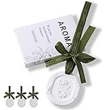 Essential Oil Diffuser, 3pcs Porcelain Passive Essential Oil Diffuser for Armoire, Cars, Bathroom Etc. Non-Electric, Battery-Free, Improves Sleep, and Relieves Stress