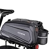 JXFUKAL Bike Bags for Bicycle Rear Rack - 9.5L/17L/40L Hard Shell Ebike Bag