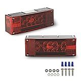 Wellmax LED Boat Trailer Lights, Submersible Marine Waterproof Tail Lights