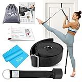Stretching Strap with Door Anchor & Resistance Band – Leg Stretcher for Improving Flexibility & Splits – Ideal for Ballet, Dance, Cheer, Yoga & Gymnastics – Home Training Equipment for All Levels