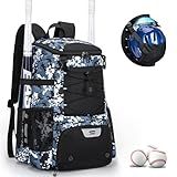 KAVIGOR Baseball Bag for Youth and Adult, Softball Backpack 40L Large Capacity, Bat Backpack with Shoes Compartment and Hidden Helmet Holder