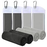 Cooling Towels for Neck and Face - Soft Breathable Chilly Towel, Sweat Wraps, Cool Rags Quick Dry Towel for Hot Weather, Workout, Sports, Yoga, Gym, Hiking, Running, Trips, Golf