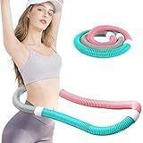 Infinity Hoop, Weighted Hula Hoop, Hula Hoops for Adults, Weighted Hula Hoops for Women - Spring Weighted Design Burns Fat, Shapes Waist, Back-Friendly Workout with Safety Rope