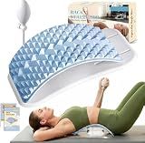 Back Stretcher for Back Pain, Adjustable Height & Soft Sponge Material