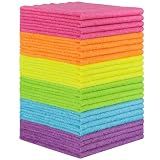 Orighty Microfiber Cleaning Cloth - 24 Pack, Cleaning Rags 12x11 inch