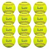 Franklin Sports 12" Fastpitch Softballs - 12 Pack