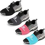 LAMANTOP 4 Pairs Socks for Dancing Shoe Socks on Smooth Floors Over Sneakers,Dancing Shoe Sliders Ballet Dancers Turning Sock for Smooth Pivots and Turns on Wood Floors