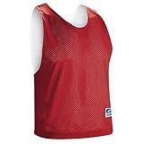 Champro Stick Polyester Lacrosse Jersey Scarlet, White
