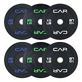CAP 160lb Economy Olympic Bumper Plate Weight Set