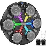 Music Boxing Machine Sport Toys for Kids,3 Modes Wall Mounted Bluetooth Punching Target,Training Pad with Boxing Glove,Cool Toys Christmas Birthday Gifts for 3,4,5,6,7,8,9,10,11+ Year Old Boys Teens