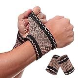Copper Wrist Compression Brace (2Pcs), Elastic Wrist Support Sleeve Wrist Braces for Tendonitis, Arthritis, Carpal Tunnel Pain Relief, Soft Wrist Wrap Wristbands for Sport, Fitness, Workout, Typing(S)