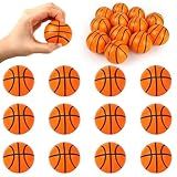 LovesTown 12Pack Basketball Stress Balls Party Favors for Kids, Mini Foam Squeeze Stress Ball for March Madness Basketball Theme Birthday School Reward Carnival Party Easter Goodie Bag Stuffers