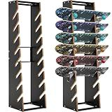 Vercraft Wooden Skateboard Rack Floor Skateboard Stand Holder 8-Layer Skateboard Holder Skateboard Display Organizer for Storage Decks Longboards Garage Standard Skateboards Mini Cruiser Skateboards