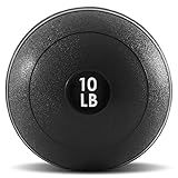 ProsourceFit Slam Medicine Ball, Classic Dead Weight Balls for Strength and Conditioning Exercises, Cardio and Core Workouts, 10lb, Black