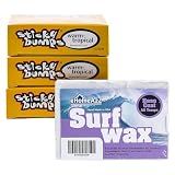 EHOMEA2Z Surfboard Wax Basecoat Bundle with Sticky Bumps Warm Tropical Surf Wax Surfboard Surfing Accessories Surfing Wax (4)