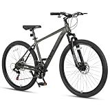 AVASTA Thrax 27.5 Inch Adult Men Male and Women MTB Mountain Bike, Gray