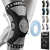 NEENCA Professional Knee Brace, Compression Knee Support with Patella Gel Pad & Side Stabilizers, Medical Knee Sleeve for Pain Relief, ACL,PCL, Meniscus, Injury Recovery, Arthritis, Sports, Workout...