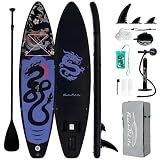 FunWater Inflatable Stand Up Paddle Board with Beginners SUP Accessories