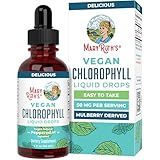 MaryRuth's Chlorophyll Liquid Drops | Clean Label Project Certified® | Vegan | Non-Diluted Liquid Chlorophyll| Mulberry Derived Supplement for Ages 14+ | Non-GMO | Delicious Minty Flavor | 2 Fl Oz