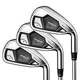 Callaway Golf Rogue ST Max OS Iron Set (Right Hand, Steel Shaft, Regular Flex, 6 Iron - PW, Set of 5 Clubs)