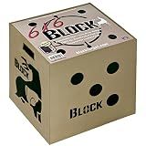 Block 6x6 Poly Fusion Archery Target 6-Sided, 18x18x16, Polyfusion Technology, Black