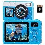 10FT Underwater Camera, 4K 48MP Waterproof Cam for Teens & Beginners