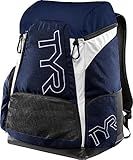 TYR Alliance Backpack - Wet/Dry Athletic Gym and Pool Bag for Men and Women - Separate Wet/Dry Compartments, 45L Capacity, Ergonomic, Water-Resistant - Available in Team Colors